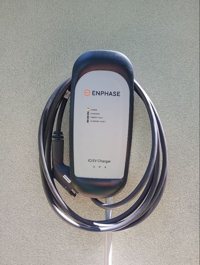 EV charger installation photographed by Northstar Electric
