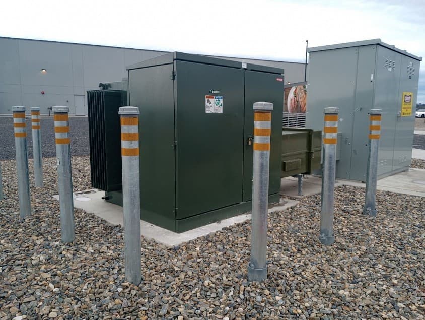 Commercial utility infrastructure photographed by Northstar Electric