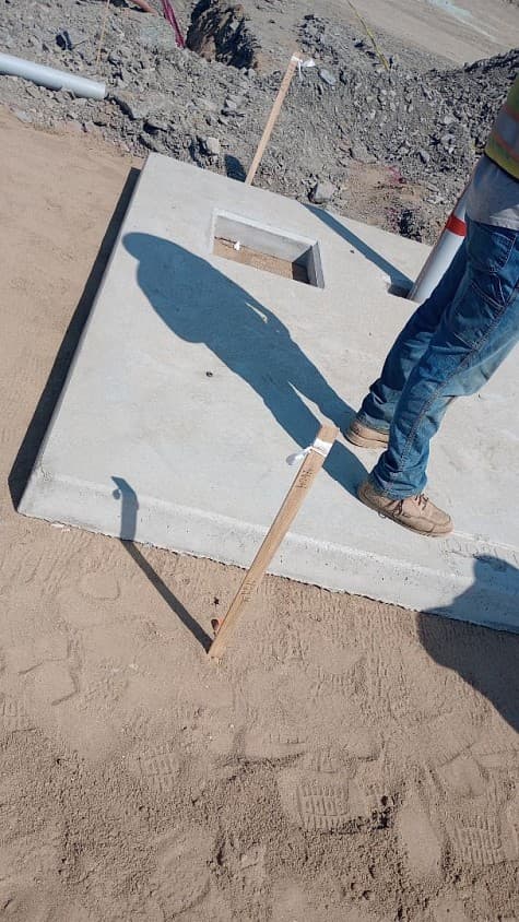 Underground conduit work photographed by Northstar Electric