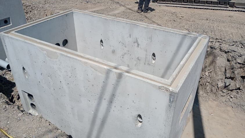 Underground conduit work photographed by Northstar Electric